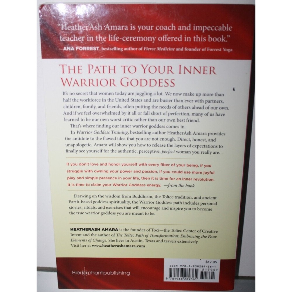 Warrior Goddess Training: Become the Woman You Are Meant to Be Paperback Amara - Picture 2 of 4